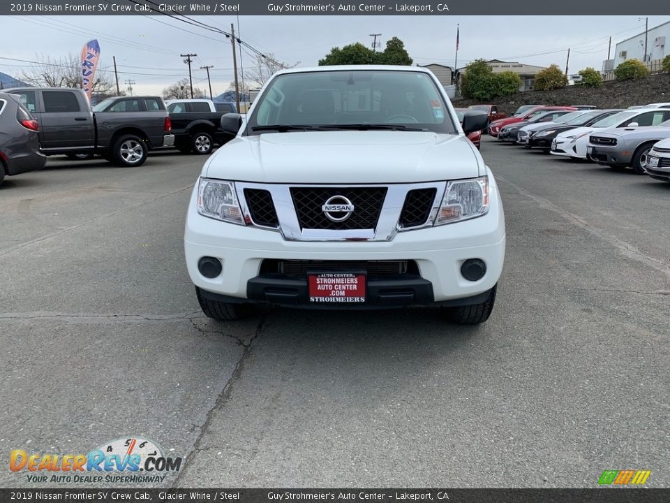 2019 Nissan Frontier SV Crew Cab Glacier White / Steel Photo #6