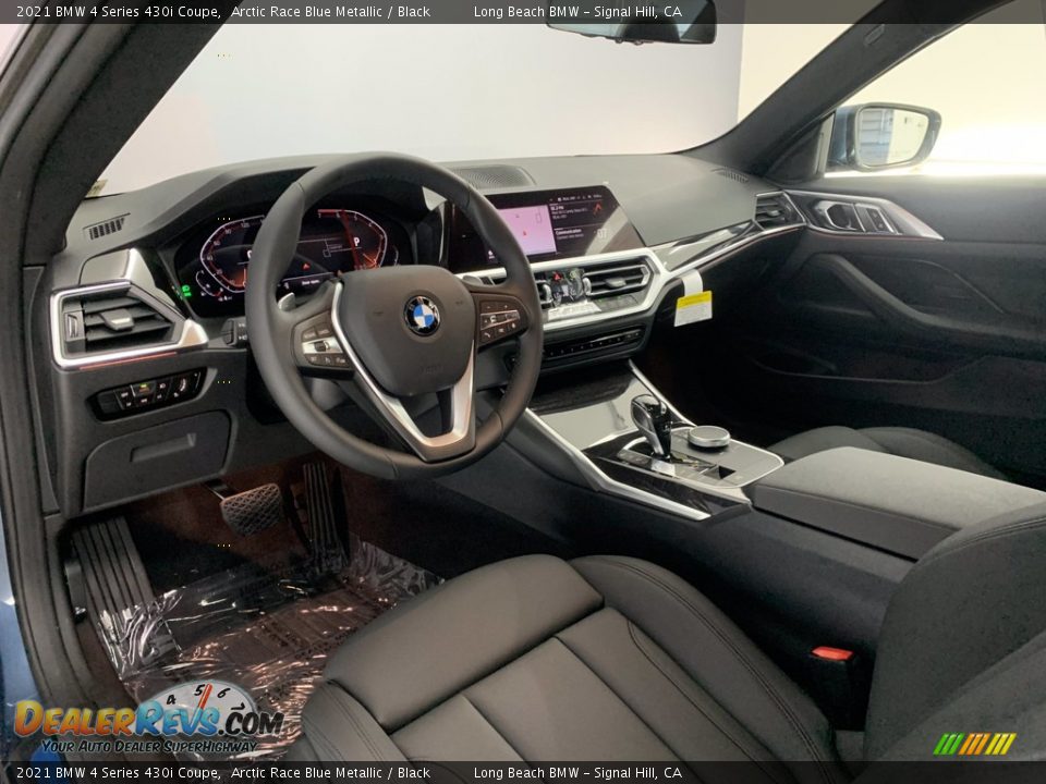 2021 BMW 4 Series 430i Coupe Arctic Race Blue Metallic / Black Photo #7