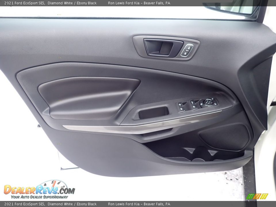 2021 Ford EcoSport SES Diamond White / Ebony Black Photo #15