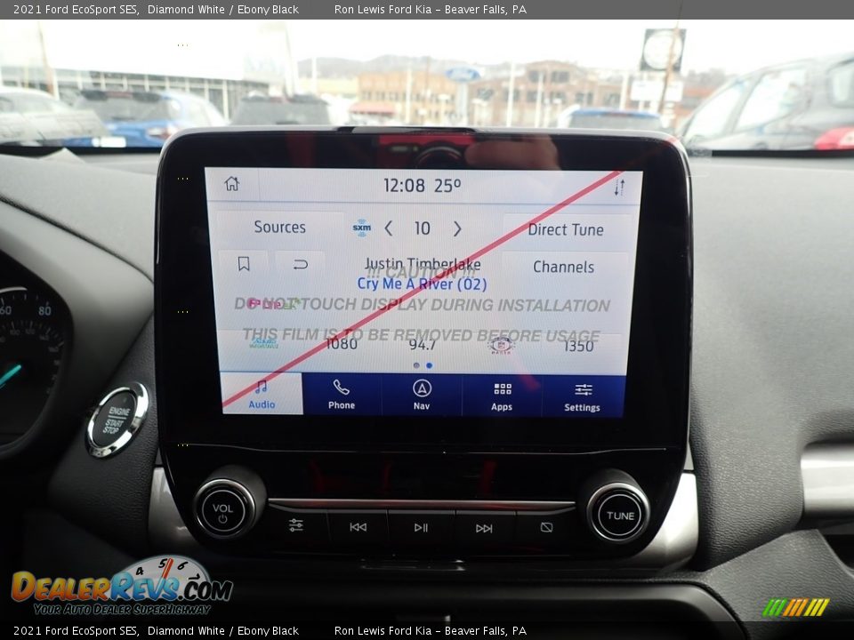 2021 Ford EcoSport SES Diamond White / Ebony Black Photo #17