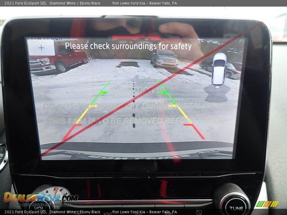 2021 Ford EcoSport SES Diamond White / Ebony Black Photo #19