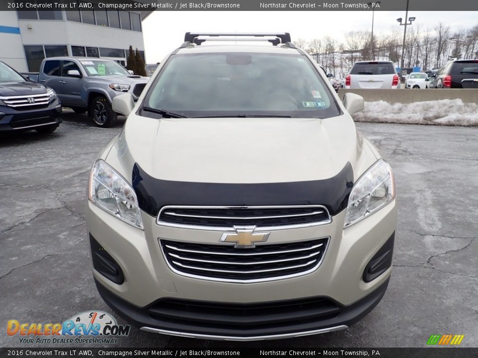 2016 Chevrolet Trax LT AWD Champagne Silver Metallic / Jet Black/Brownstone Photo #13