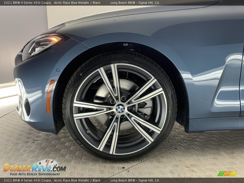 2021 BMW 4 Series 430i Coupe Arctic Race Blue Metallic / Black Photo #11