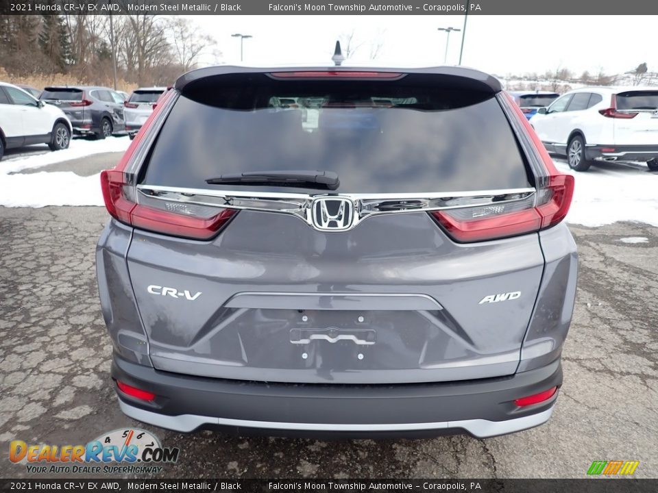 2021 Honda CR-V EX AWD Modern Steel Metallic / Black Photo #3