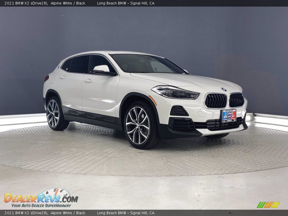 2021 BMW X2 sDrive28i Alpine White / Black Photo #1