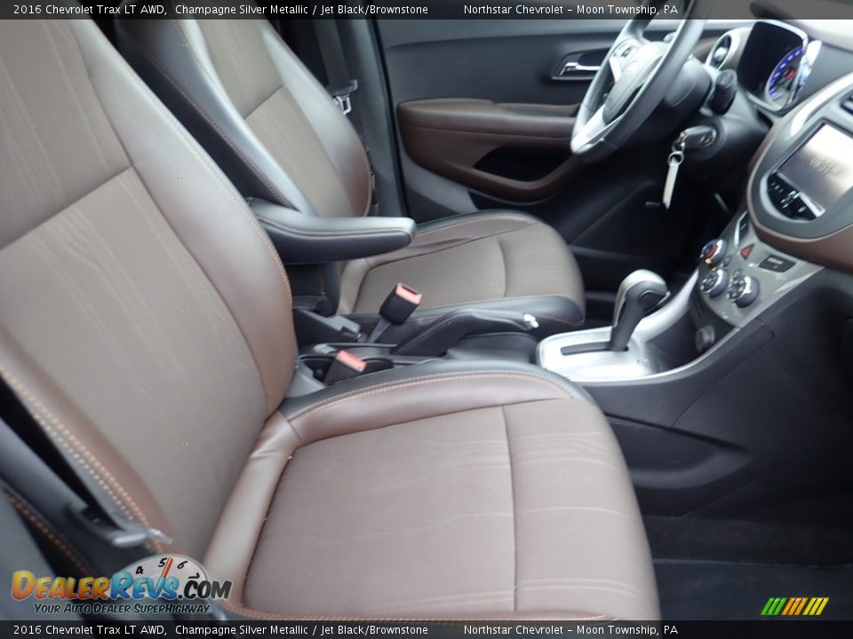 2016 Chevrolet Trax LT AWD Champagne Silver Metallic / Jet Black/Brownstone Photo #15