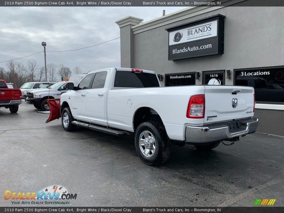 2019 Ram 2500 Bighorn Crew Cab 4x4 Bright White / Black/Diesel Gray Photo #3