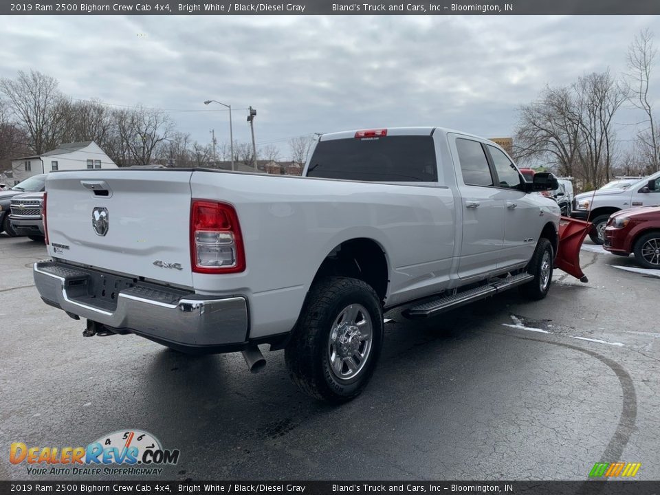 2019 Ram 2500 Bighorn Crew Cab 4x4 Bright White / Black/Diesel Gray Photo #4