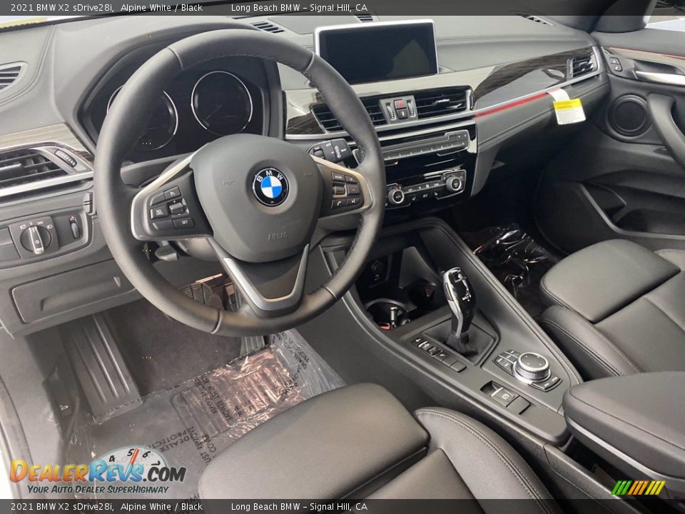 2021 BMW X2 sDrive28i Alpine White / Black Photo #3