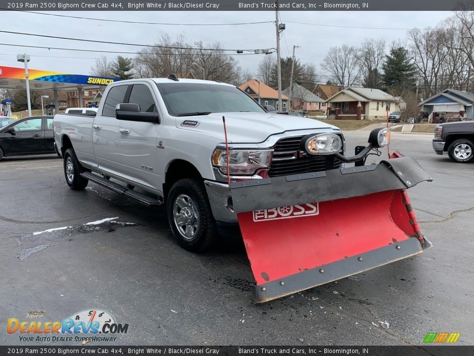 2019 Ram 2500 Bighorn Crew Cab 4x4 Bright White / Black/Diesel Gray Photo #5