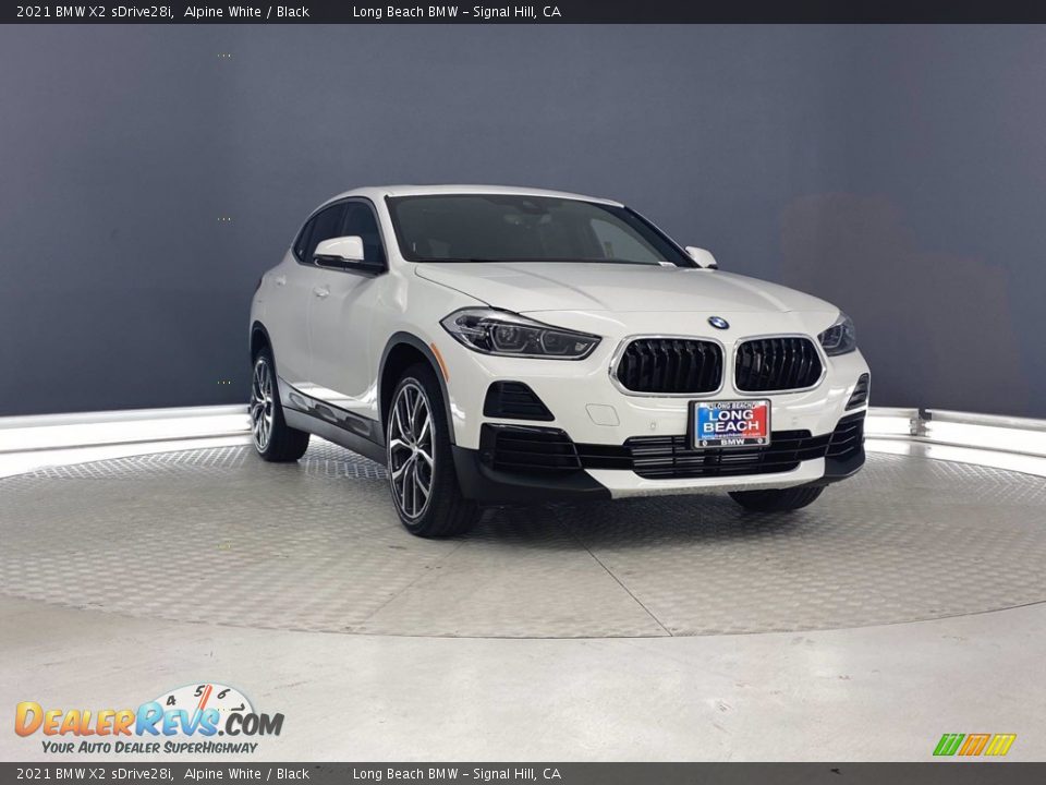 2021 BMW X2 sDrive28i Alpine White / Black Photo #4