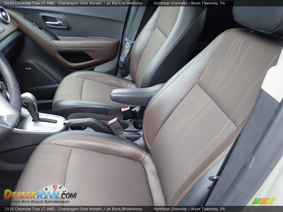 2016 Chevrolet Trax LT AWD Champagne Silver Metallic / Jet Black/Brownstone Photo #20