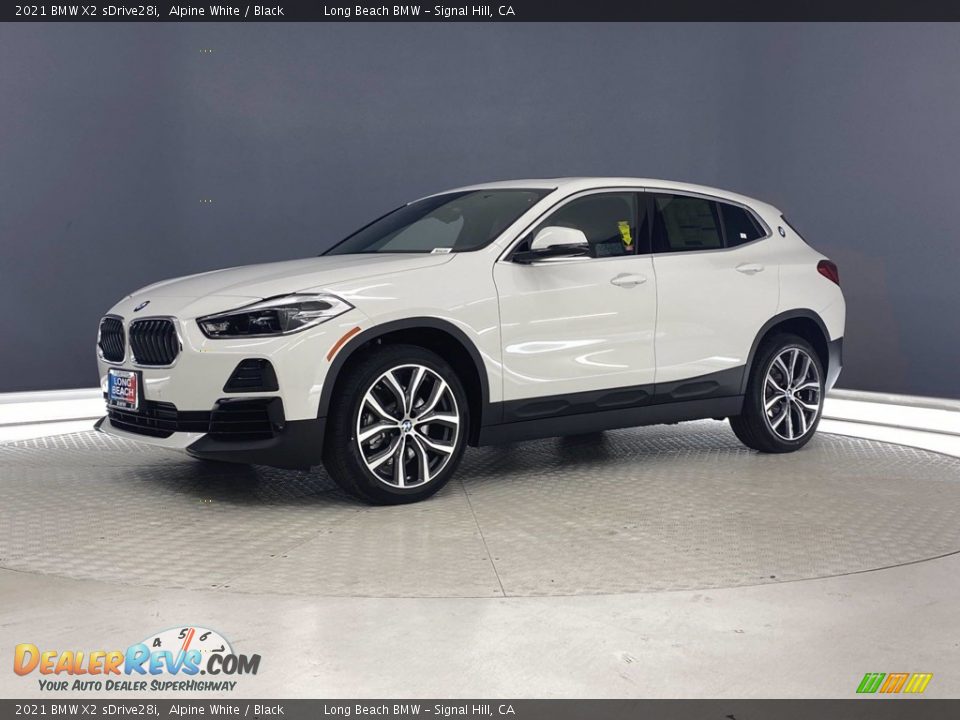 2021 BMW X2 sDrive28i Alpine White / Black Photo #7