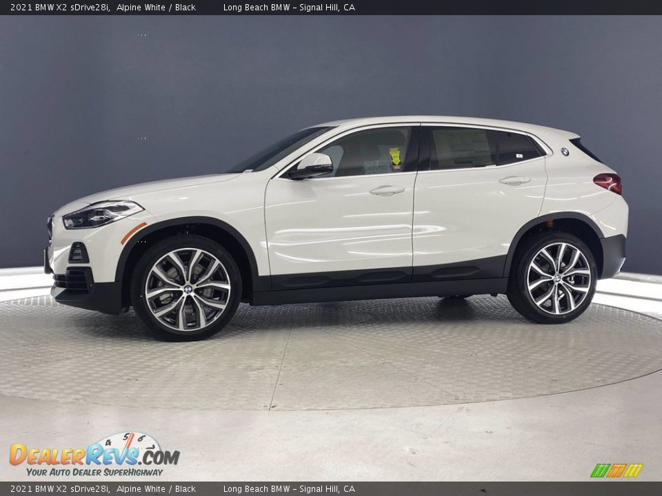 2021 BMW X2 sDrive28i Alpine White / Black Photo #8