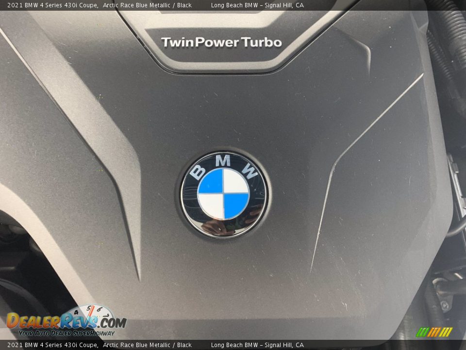 2021 BMW 4 Series 430i Coupe Arctic Race Blue Metallic / Black Photo #19