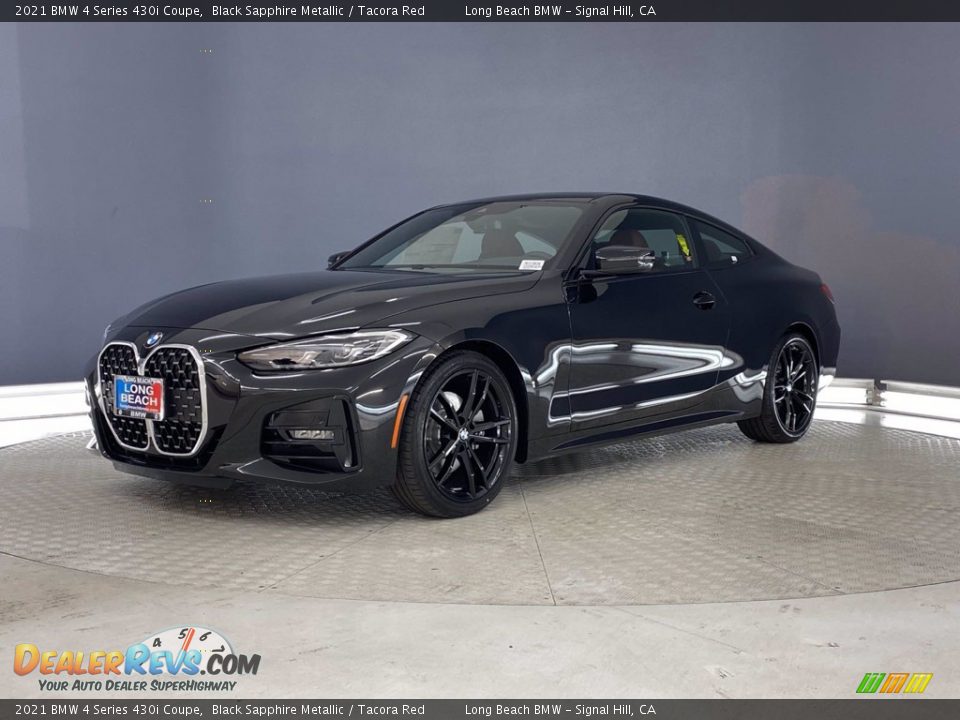 2021 BMW 4 Series 430i Coupe Black Sapphire Metallic / Tacora Red Photo #5