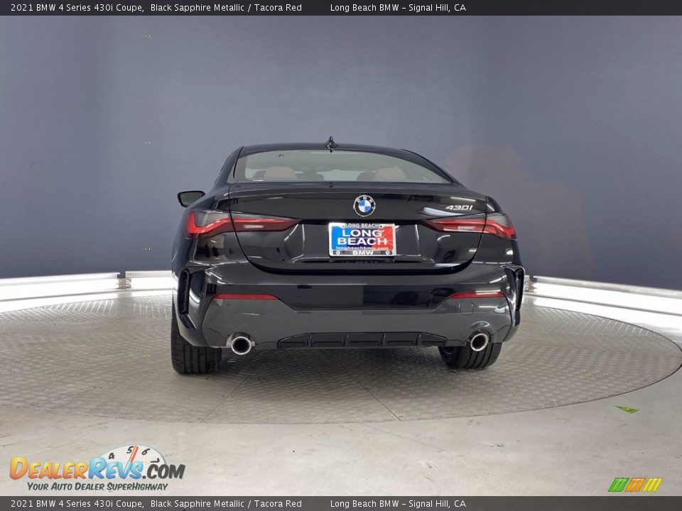 2021 BMW 4 Series 430i Coupe Black Sapphire Metallic / Tacora Red Photo #8