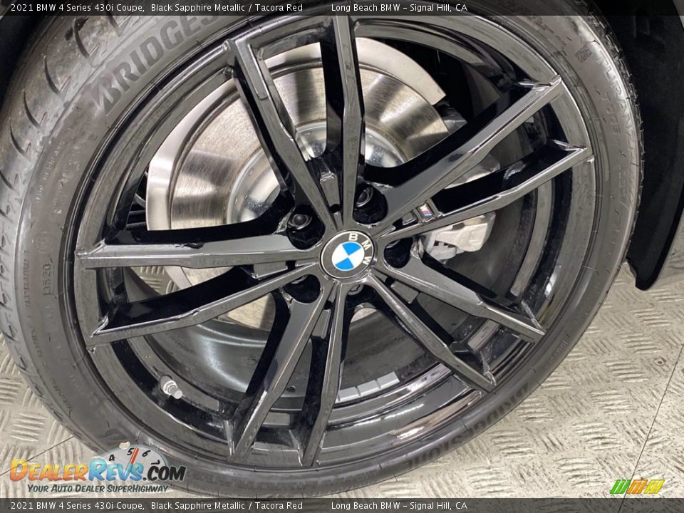 2021 BMW 4 Series 430i Coupe Black Sapphire Metallic / Tacora Red Photo #12