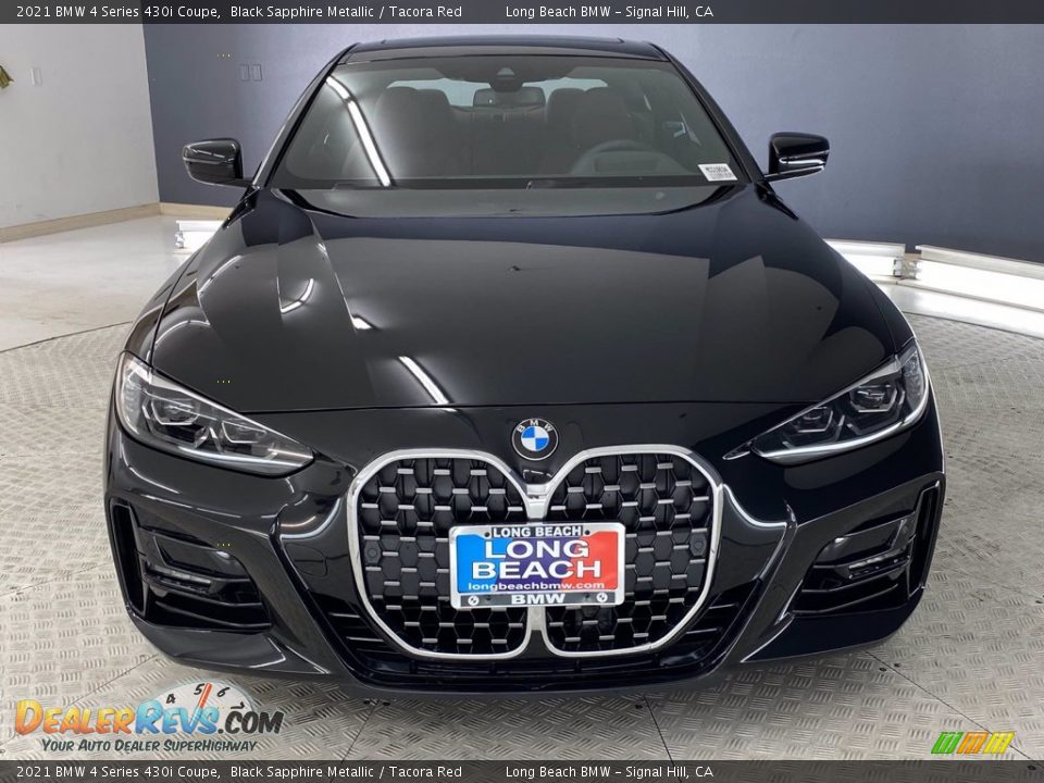 2021 BMW 4 Series 430i Coupe Black Sapphire Metallic / Tacora Red Photo #14