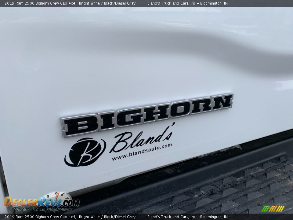 2019 Ram 2500 Bighorn Crew Cab 4x4 Bright White / Black/Diesel Gray Photo #23