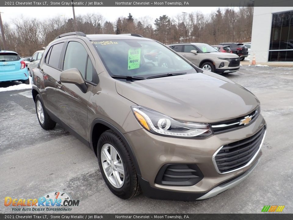 2021 Chevrolet Trax LT Stone Gray Metallic / Jet Black Photo #8