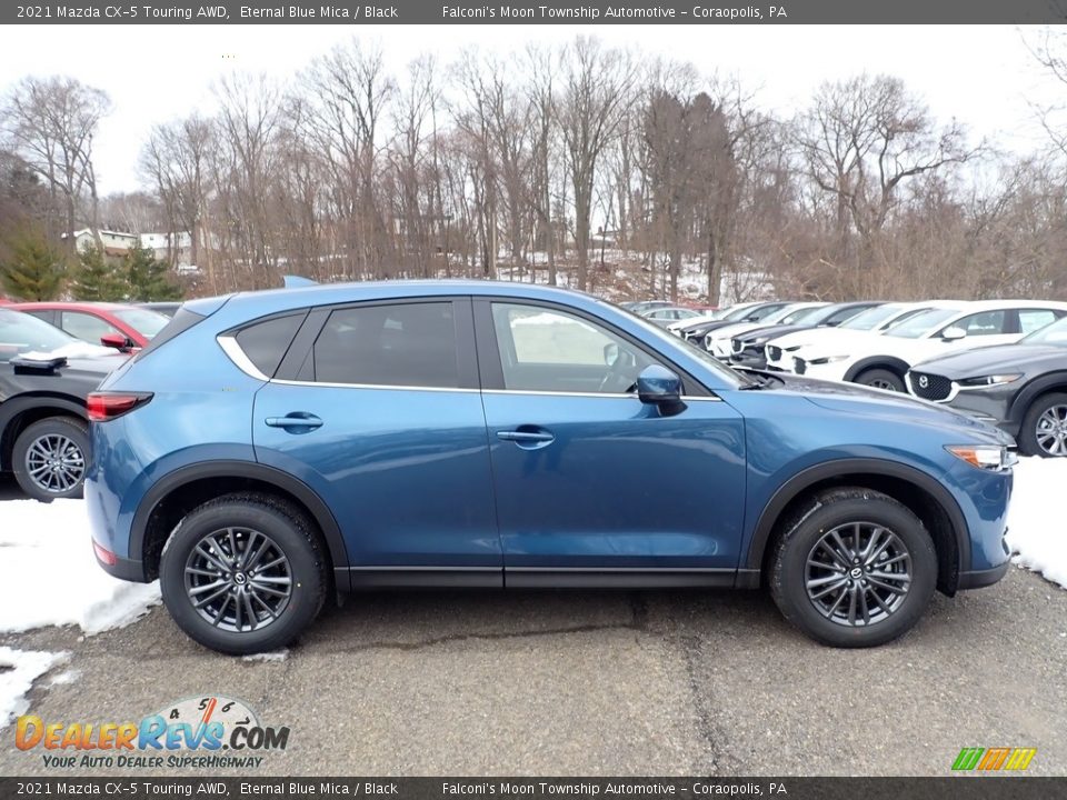 2021 Mazda CX-5 Touring AWD Eternal Blue Mica / Black Photo #1