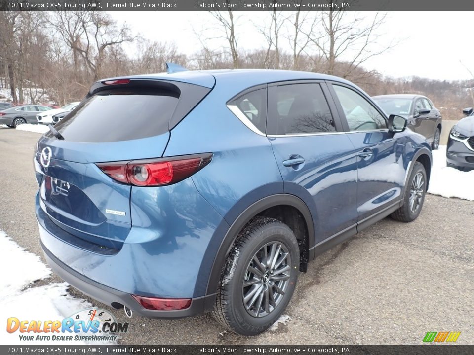 2021 Mazda CX-5 Touring AWD Eternal Blue Mica / Black Photo #2