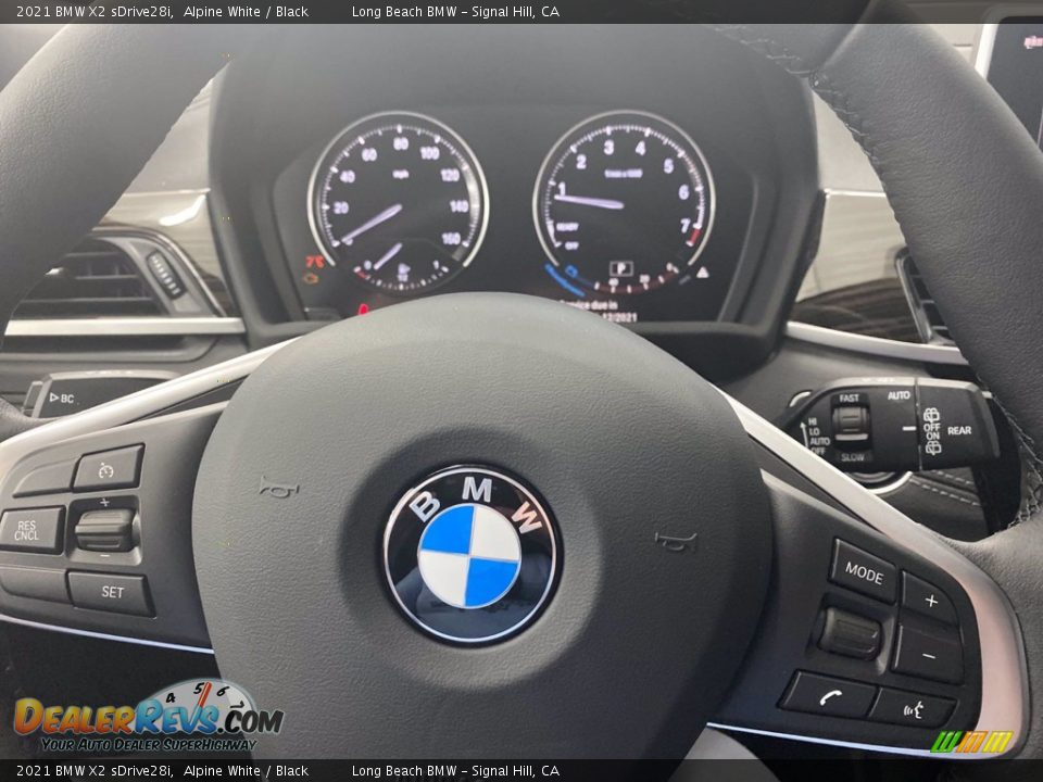 2021 BMW X2 sDrive28i Alpine White / Black Photo #27