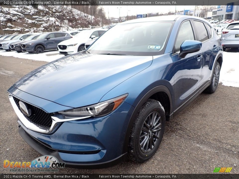 2021 Mazda CX-5 Touring AWD Eternal Blue Mica / Black Photo #5