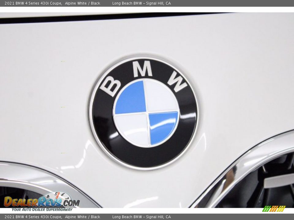 2021 BMW 4 Series 430i Coupe Alpine White / Black Photo #21