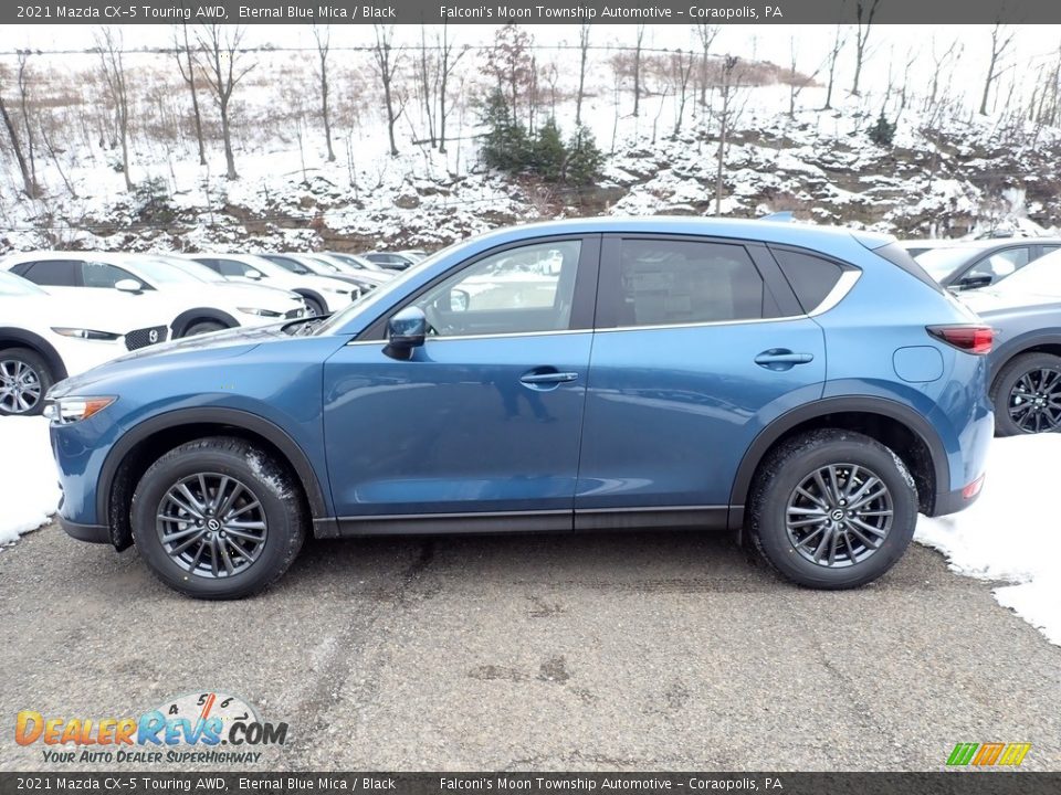 2021 Mazda CX-5 Touring AWD Eternal Blue Mica / Black Photo #6