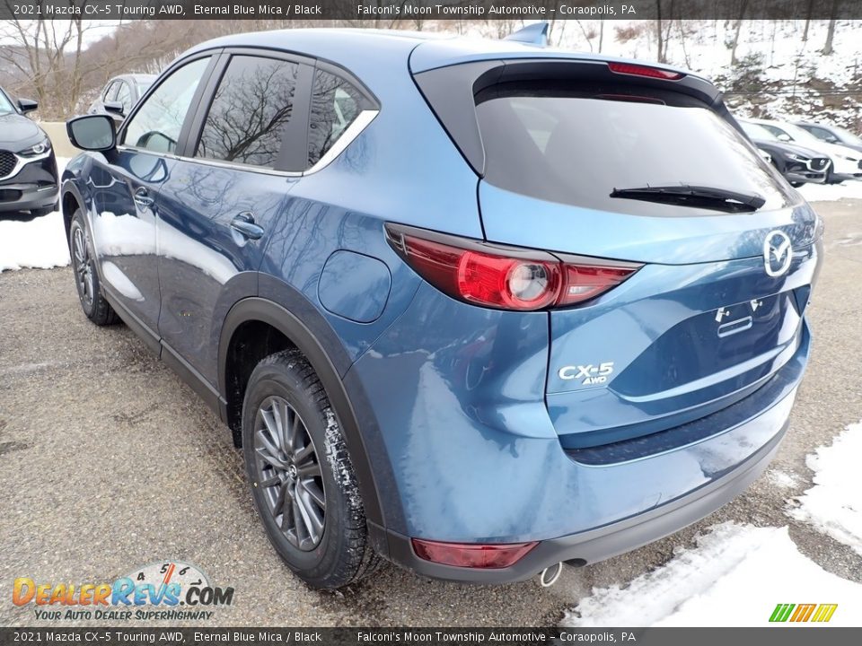 2021 Mazda CX-5 Touring AWD Eternal Blue Mica / Black Photo #7