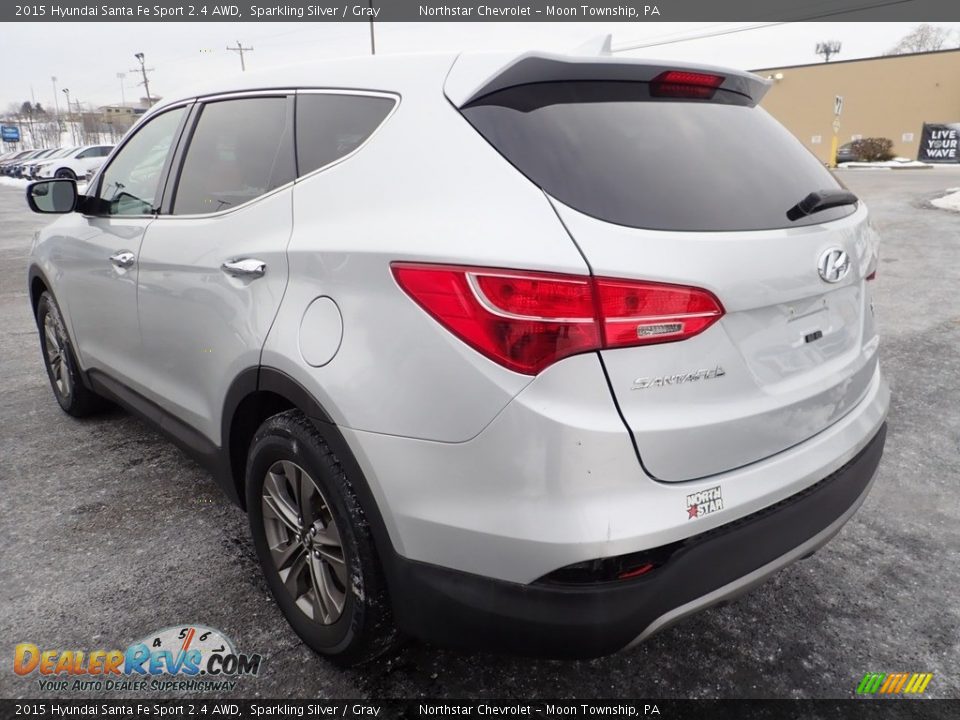 2015 Hyundai Santa Fe Sport 2.4 AWD Sparkling Silver / Gray Photo #2