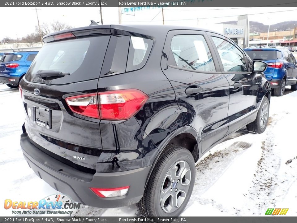 2021 Ford EcoSport S 4WD Shadow Black / Ebony Black Photo #2