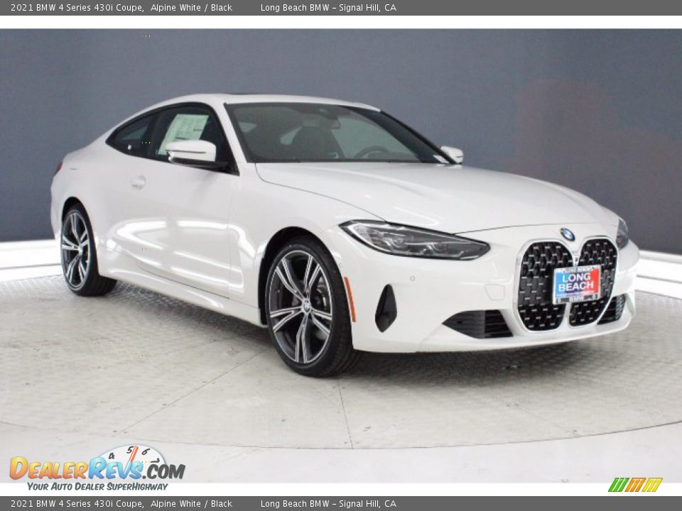 2021 BMW 4 Series 430i Coupe Alpine White / Black Photo #27