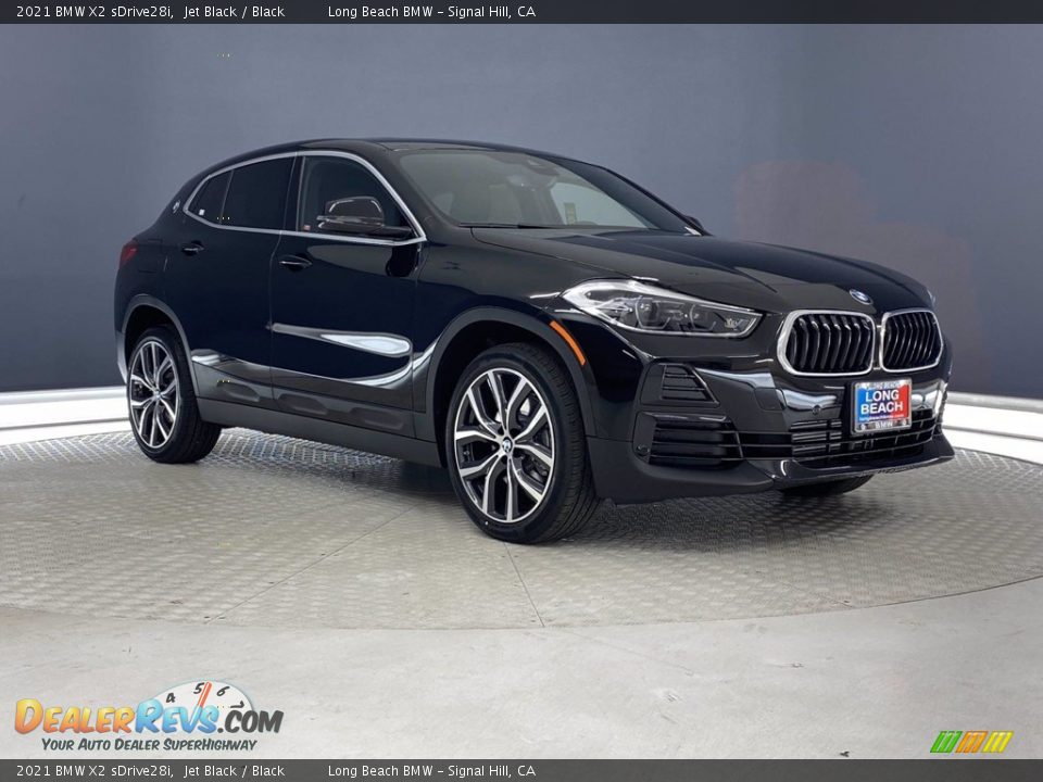 2021 BMW X2 sDrive28i Jet Black / Black Photo #1