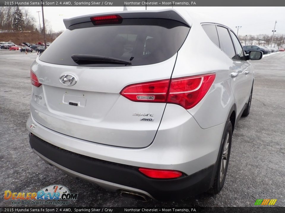 2015 Hyundai Santa Fe Sport 2.4 AWD Sparkling Silver / Gray Photo #4