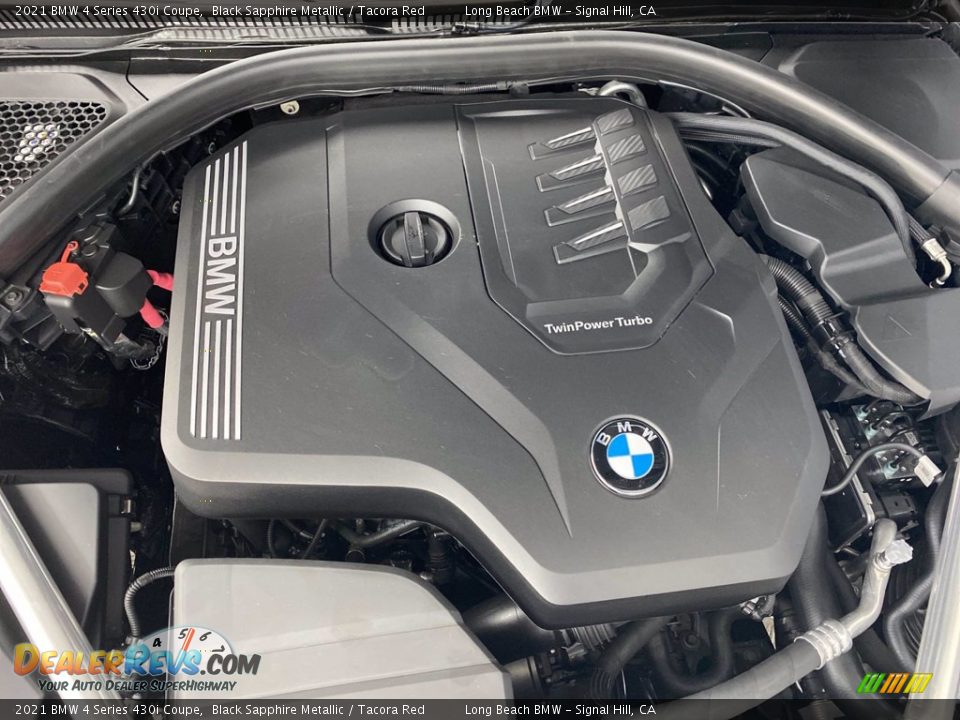 2021 BMW 4 Series 430i Coupe Black Sapphire Metallic / Tacora Red Photo #31