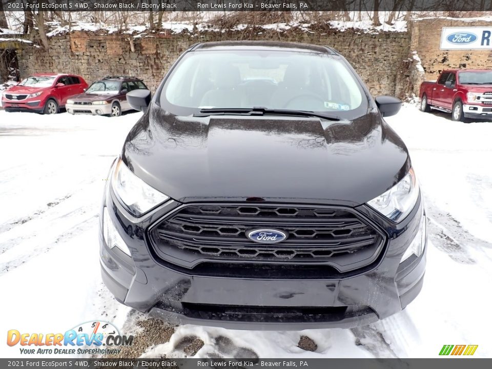 2021 Ford EcoSport S 4WD Shadow Black / Ebony Black Photo #4