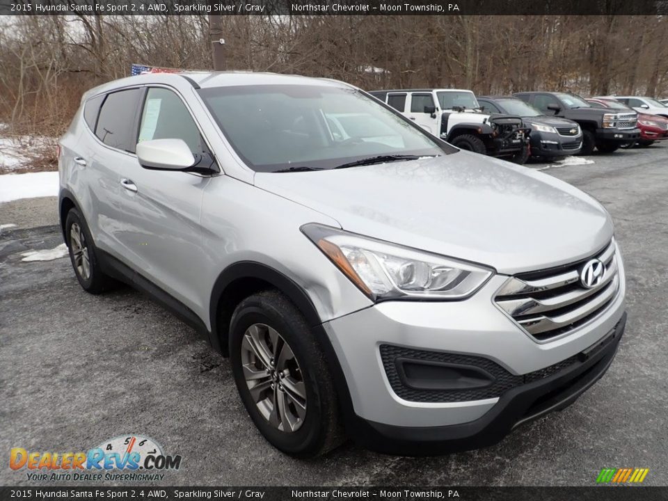 2015 Hyundai Santa Fe Sport 2.4 AWD Sparkling Silver / Gray Photo #5