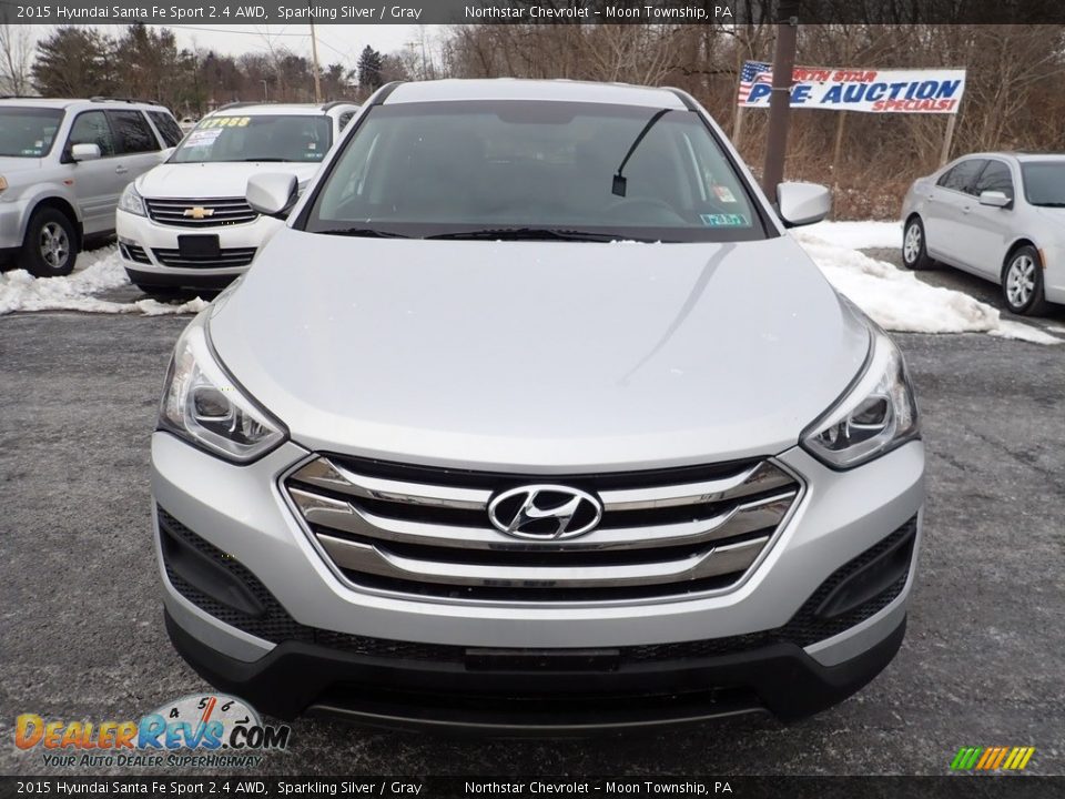 2015 Hyundai Santa Fe Sport 2.4 AWD Sparkling Silver / Gray Photo #6