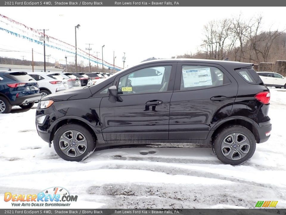2021 Ford EcoSport S 4WD Shadow Black / Ebony Black Photo #6
