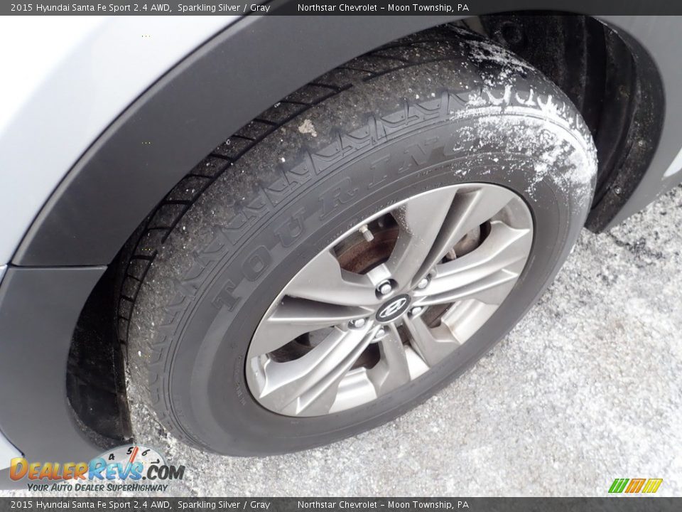 2015 Hyundai Santa Fe Sport 2.4 AWD Sparkling Silver / Gray Photo #7