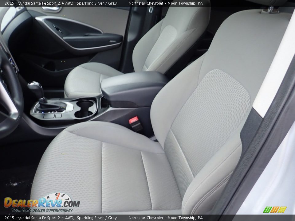 2015 Hyundai Santa Fe Sport 2.4 AWD Sparkling Silver / Gray Photo #8