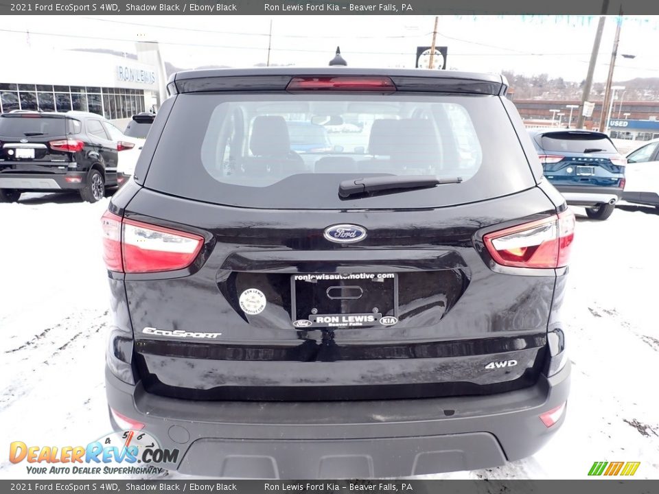 2021 Ford EcoSport S 4WD Shadow Black / Ebony Black Photo #8