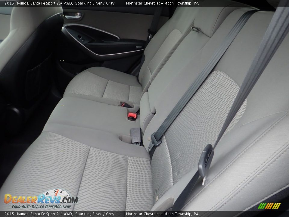 2015 Hyundai Santa Fe Sport 2.4 AWD Sparkling Silver / Gray Photo #9