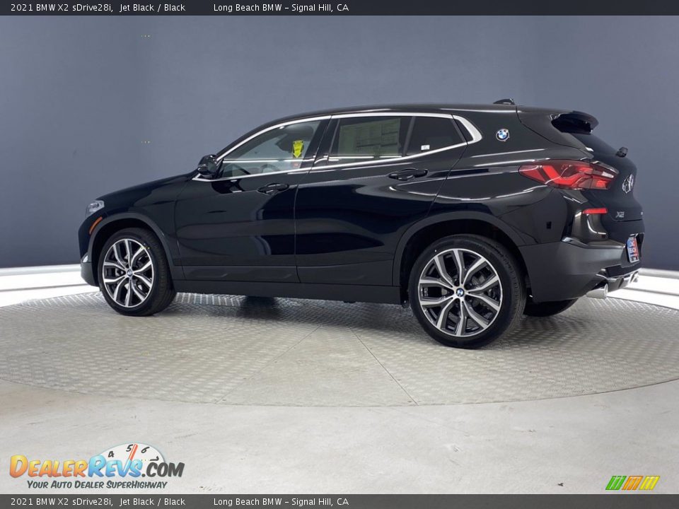 2021 BMW X2 sDrive28i Jet Black / Black Photo #6