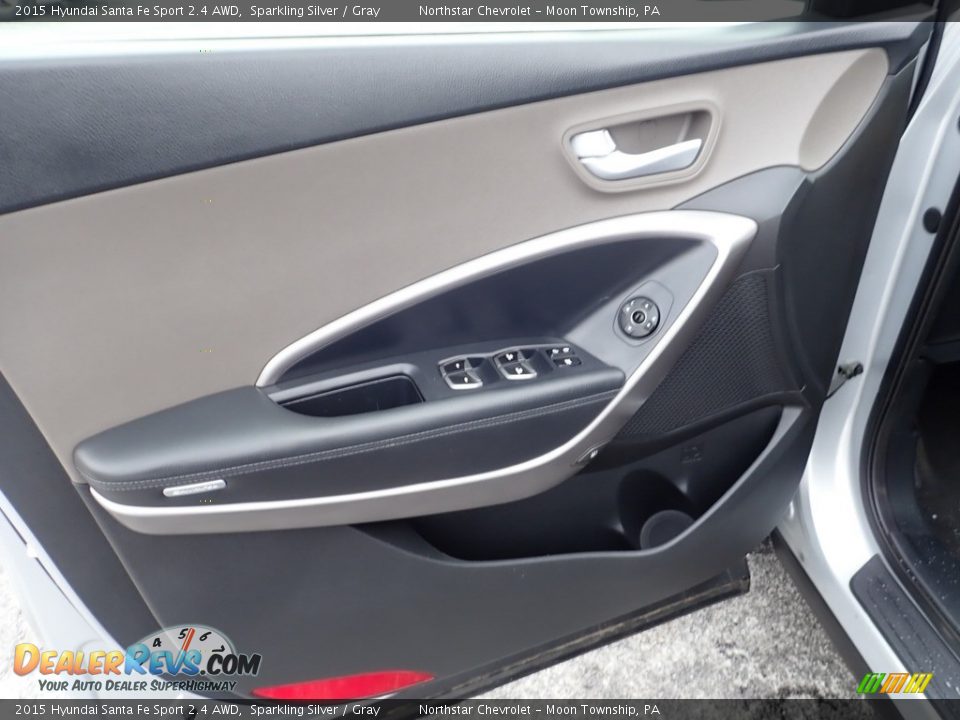 2015 Hyundai Santa Fe Sport 2.4 AWD Sparkling Silver / Gray Photo #11