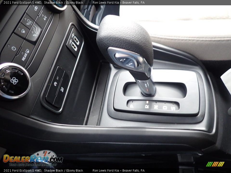 2021 Ford EcoSport S 4WD Shadow Black / Ebony Black Photo #11