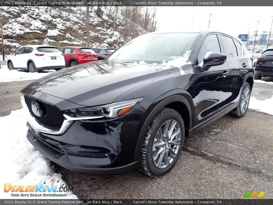 2021 Mazda CX-5 Grand Touring Reserve AWD Jet Black Mica / Black Photo #4